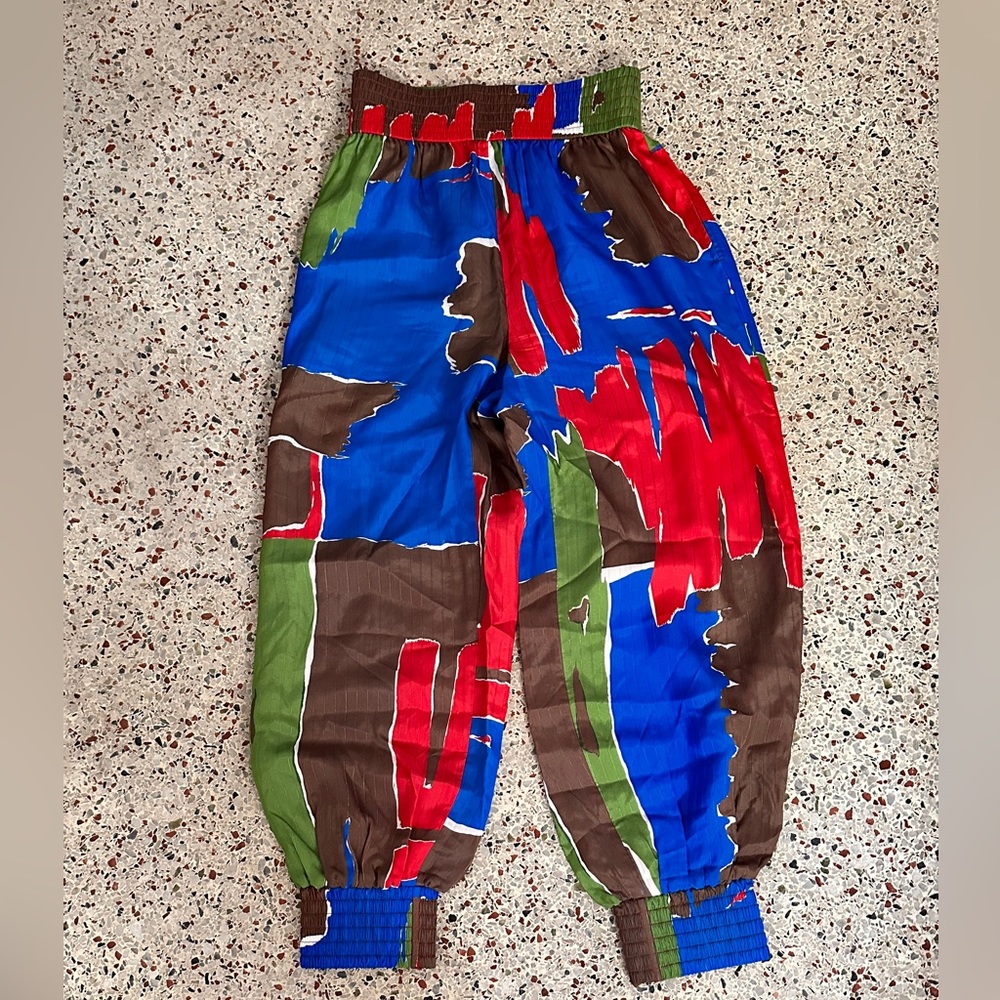 Tory burch casual pants Flora pattern 0 size